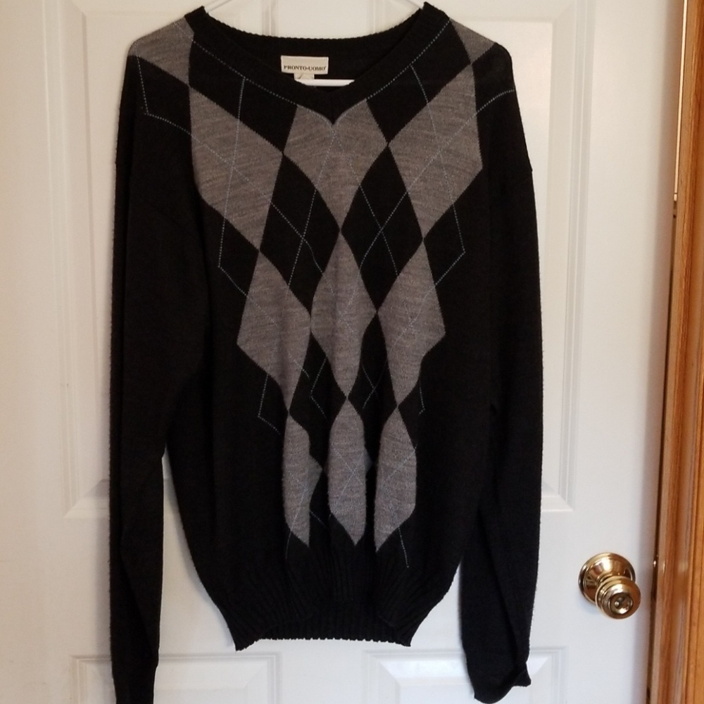Vneck mens sweater